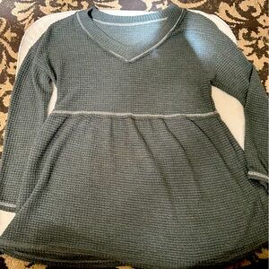 Size medium green/gray color - barely woren